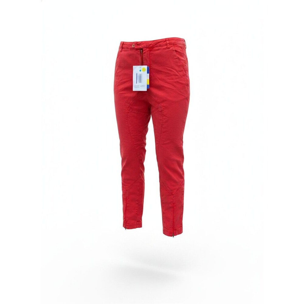 EX-J Ex-Jeans Women’s Red Chino Jeans Size 30 NWT Zipper Fly With Button Closure